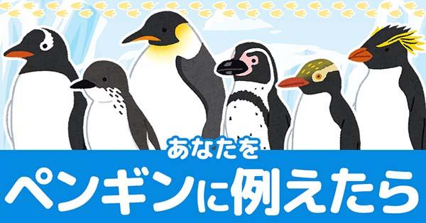 【世界ペンギンの日】あなたをペンギンに例えたら🐧