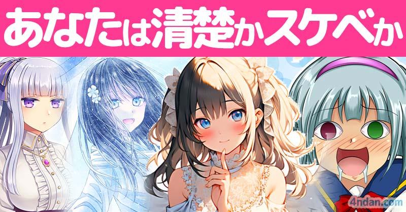 あなたは清楚なのかスケベなのか！！