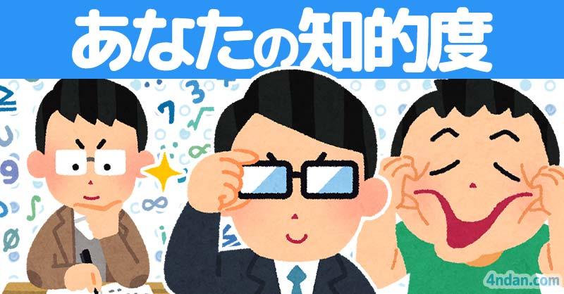 あなたの知的度！！