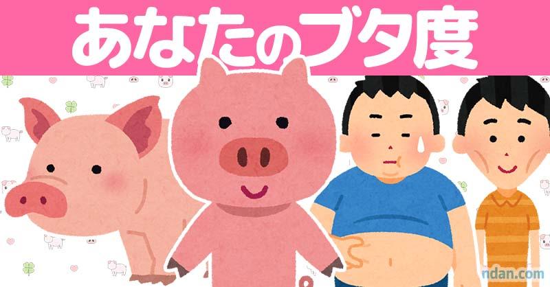 あなたのブタ度🐷！！
